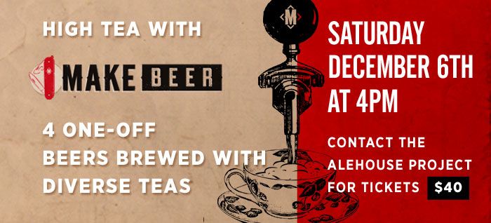 High Tea with Make Beer at The Alehouse Project