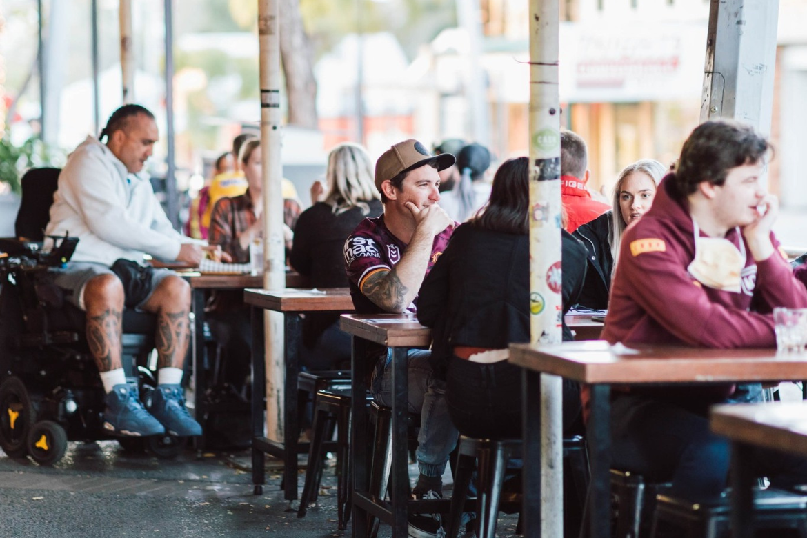 Footy fans love going to Brewski... but not for XXXX or Bundy.