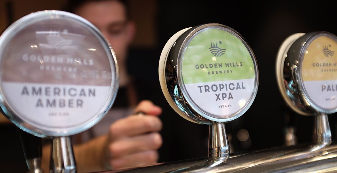 Who Brews Golden Hills Beers?