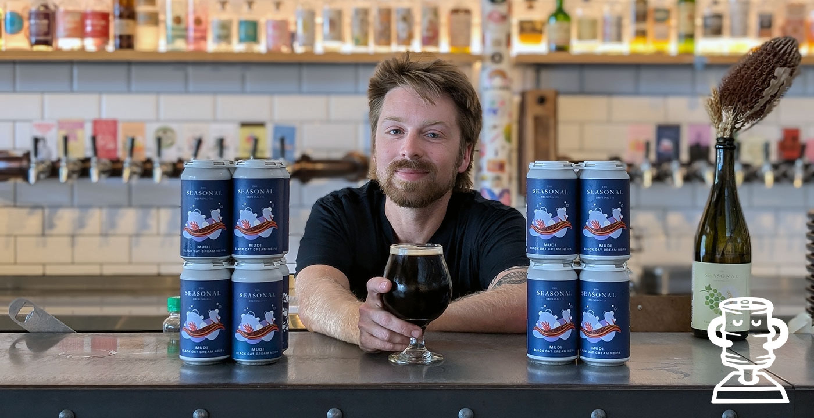 Seasonal Win WA Beer of the Year With Black Oat Cream IPA Mudi