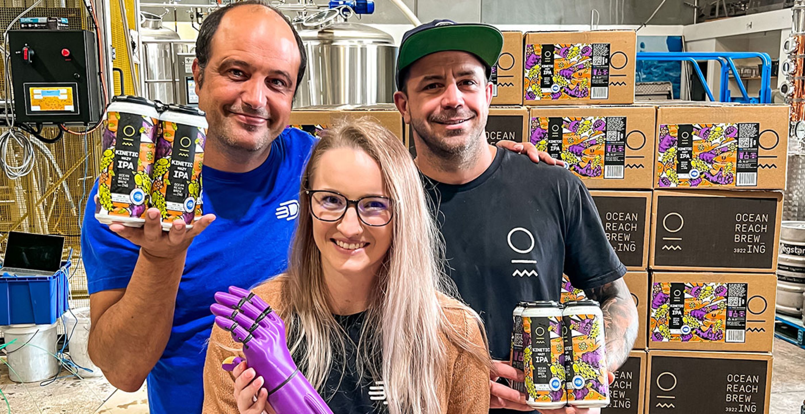 Ocean Reach &amp; Phillip Island Winery Raise $38,000 For Free 3D Hands