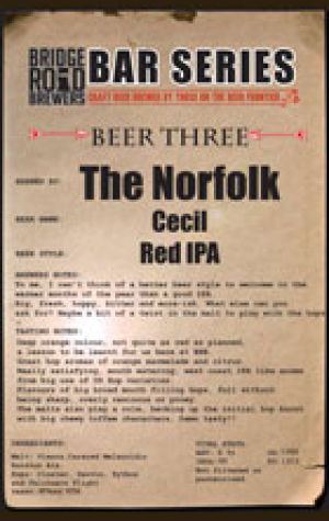 Bridge Road Bar Series: The Norfolk Cecil