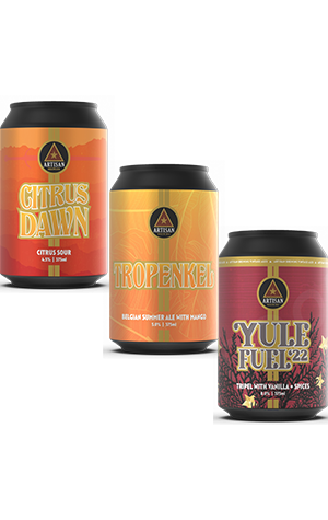 Artisan Brewing Citrus Dawn, Tropenkel & Yule Fuel '22