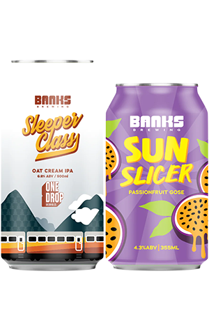 Banks Brewing Sleeper Class (With One Drop) & Sun Slicer