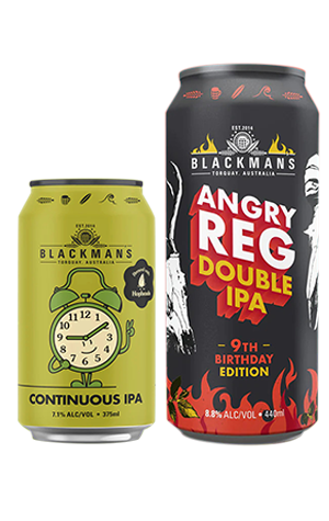 Blackman's Brewery Continuous IPA & Angry Reg (2023)