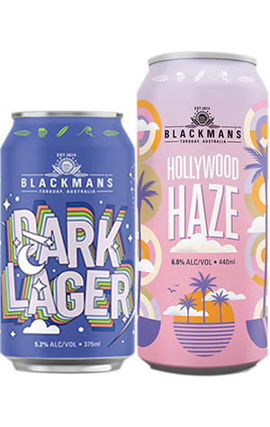 Blackman's Brewery Dark Lager & Hollywood Haze