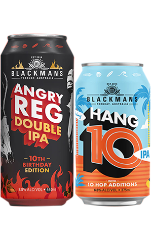 Blackman's Brewery Angry Reg (2024) & Hang 10