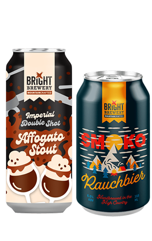 Bright Brewery Double Shot Affogota Stout & Smoko