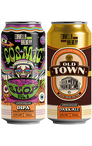 Cornella Brewery Cosmic Slop Vol 2 & Old Town Dark Ale