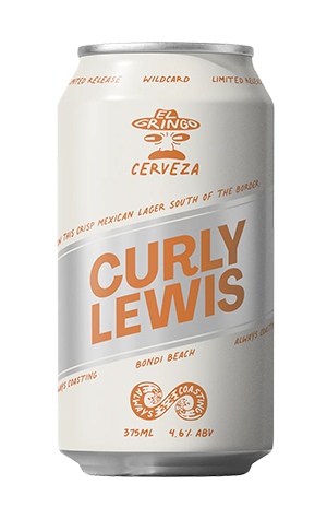 Curly Lewis El Gringo Cerveza