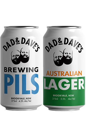 Dad & Dave's Brewing Pils & Australian Lager