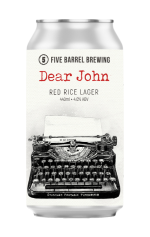 Five Barrel Red Rice Lager