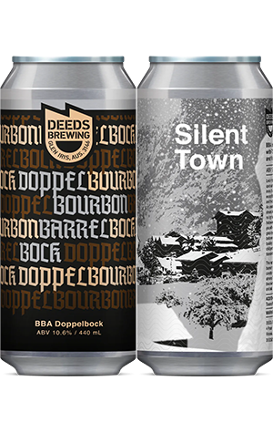 Deeds Brewing Doppel Bourbon Barrel Bock & Silent Town