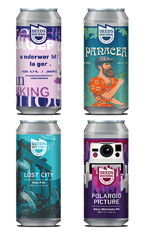 Deeds Brewing Underworld, Lost City, You're Welcome, Panacea & Polaroid Picture