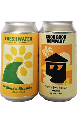 Freshwater Brewing Wilbur's Shandy & Goody Two Schoos