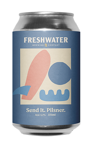 Freshwater Brewing Co Send It. Pilsner.