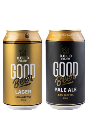 All Inn Brewing Good Beer Lager & Pale Ale