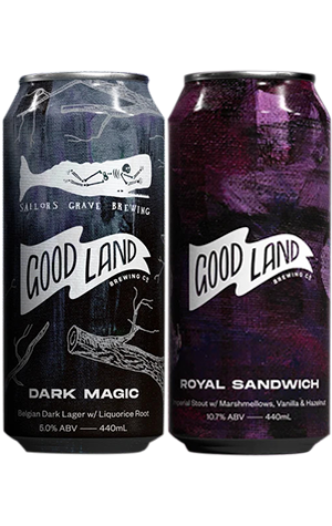 Good Land Brewing Dark Magic (with Sailors Grave) Royal Sandwich