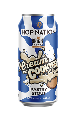 Hop Nation X Bright Brewery Cream & Cookies
