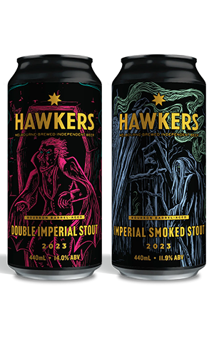 Hawkers BBA Double Imperial Stout & BBA Imperial Smoked Stout