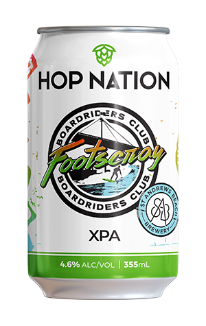 Hop Nation x St Andrews Beach Brewery Footscray Boardriders Club