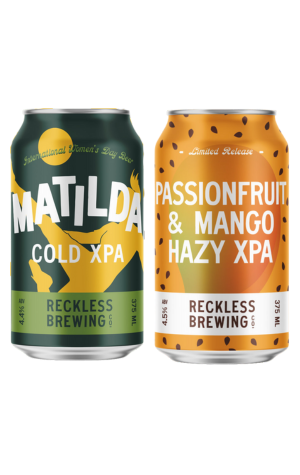 Reckless Brewing Matilda Cold XPA & Passionfruit & Mango Hazy XPA