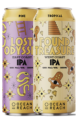 Ocean Reach Found Treasure & Lost Odyssey IPAs