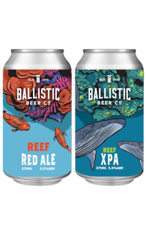 Ballistic Beer Reef Red Ale & Reef XPA