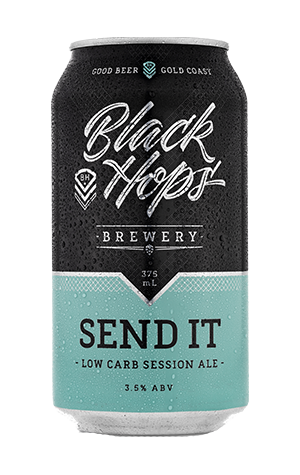 Black Hops Send It Low Carb Session Ale