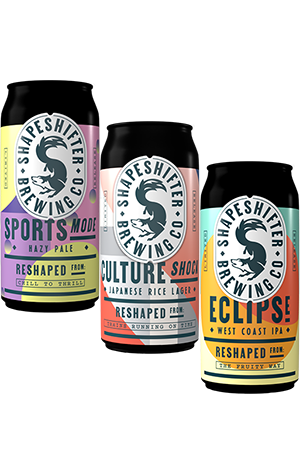 Shapeshifter Brewing Sports Mode, Culture Shock & Eclipse