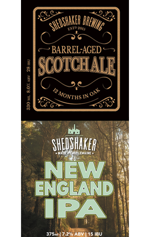 Shedshaker Brewing Scotch Ale & New England IPA