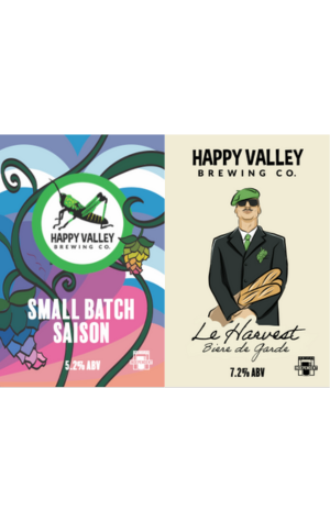 Happy Valley Small Batch Saison & Le Harvest Bière de Garde