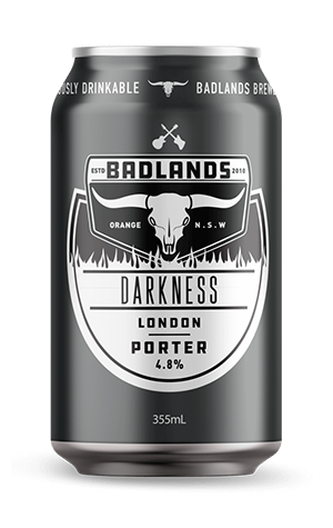 Badlands Brewery Darkness London Porter