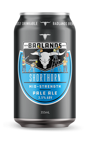 Badlands Brewery Shorthorn Mid-Strength Pale Ale