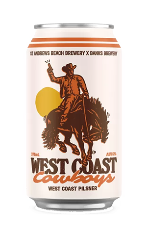 St Andrews Beach Brewery X Banks West Coast Cowboys