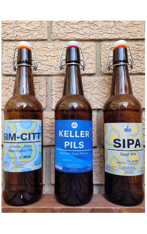 2 Halfs Keller Pils, SIPA & Sim-Citt