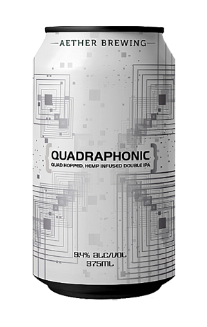 Aether Brewing Quadrophonic Hemp-Infused Double IPA