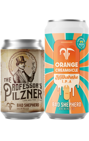 Bad Shepherd The Professor's Pilzner & Orange Creamsicle
