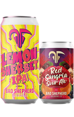 Bad Shepherd Lemon Sherbet IPA & Red Sangria Sour