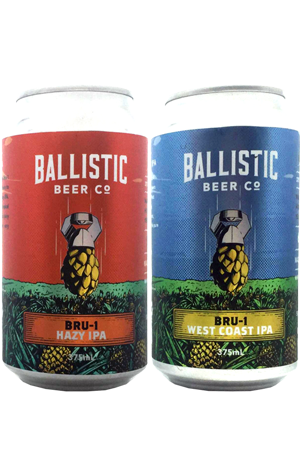Ballistic Beer Bru-1 West Coast & Hazy IPAs