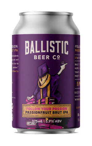 Ballistic Beer Co Follow Your Passion Brut IPA