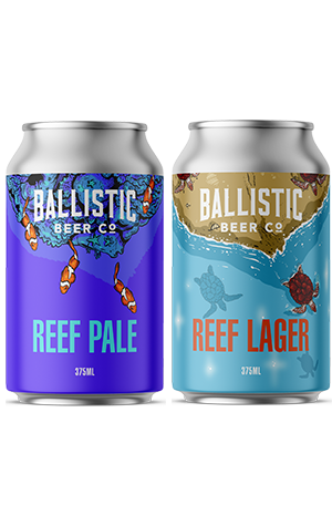Ballistic Beer Reef Pale & Reef Lager