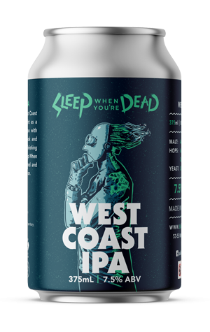 Ballistic Beer Sleep When You're Dead: West Coast IPA