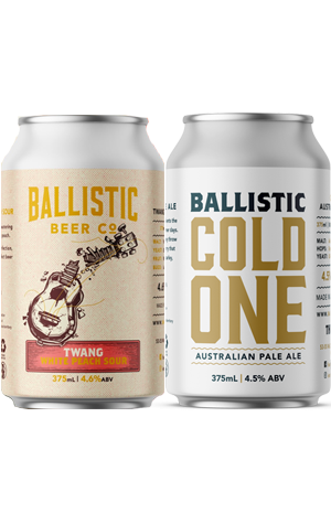 Ballistic Beer Co Twang White Peach & Cold One