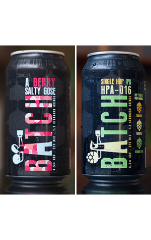 Batch Brewing Co A Berry Salty Gose & Single Hop IPA HPA-016