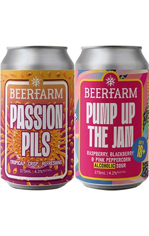 Beerfarm Passion Pils & Pump Up The Jam