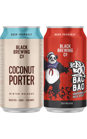 Black Brewing Coconut Porter & Bad Boy Bao Bao