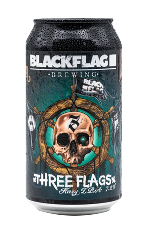 Blackflag x Black Flag x La Black Flag Three Flags Hazy IPA