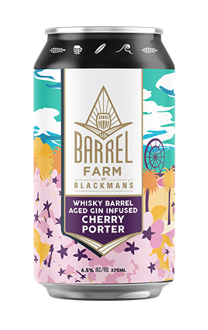 Blackman's Barrel Farm: Whisky Barrel Aged Gin Infused Cherry Porter