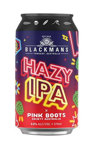 Blackman's Brewery & Pink Boots Society Australia Hazy IPA